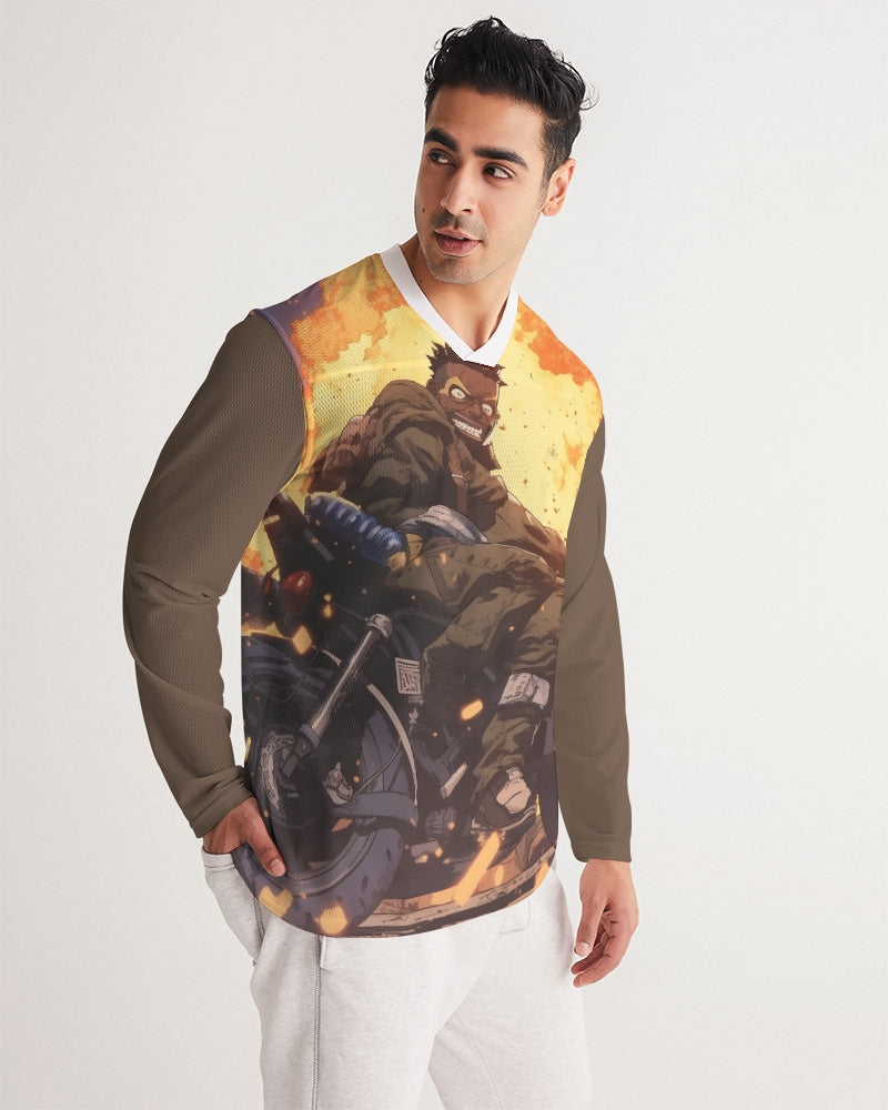 Big Bidness Men's Long Sleeve Sports Jersey