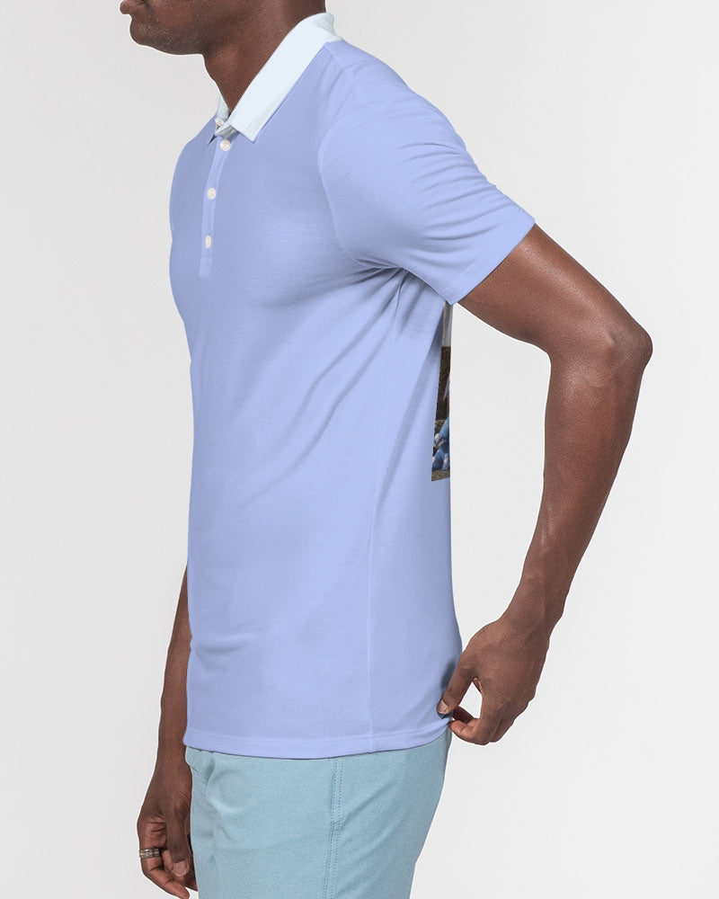 Family Ties Men's Slim Fit Short Sleeve Polo