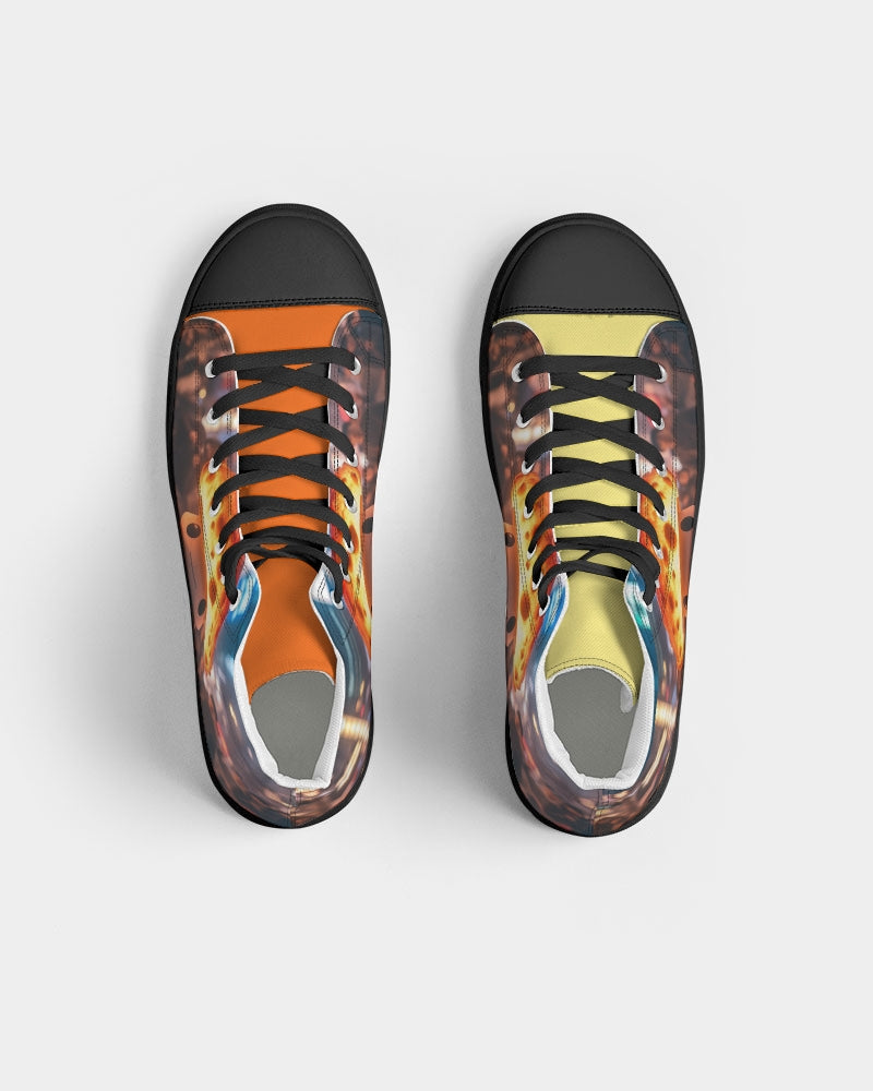 Mellow Mush Men's Hightop Canvas Shoe - Black