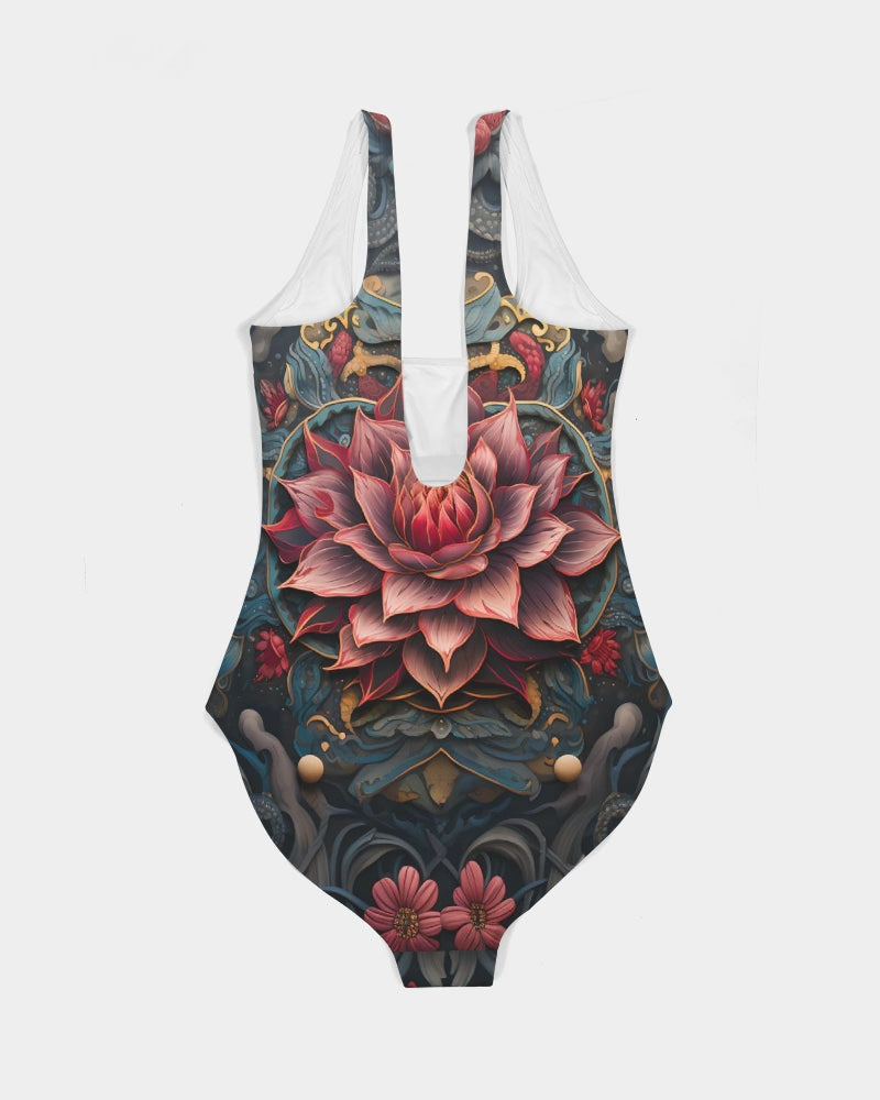 Lotus Women's One-Piece Swimsuit