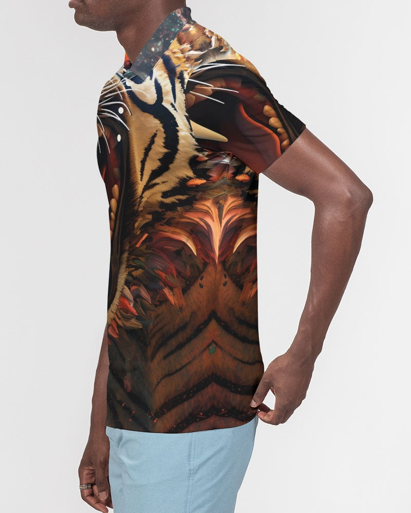 Tigerblood Men's Slim Fit Short Sleeve Polo