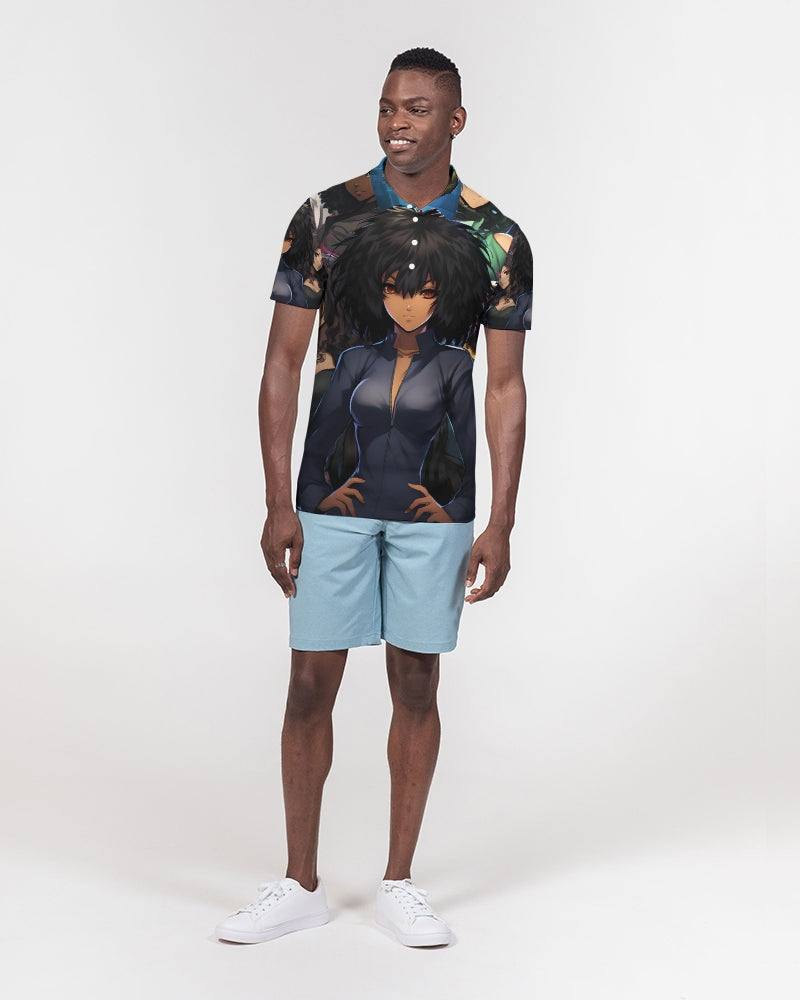 Squad Men's Slim Fit Short Sleeve Polo