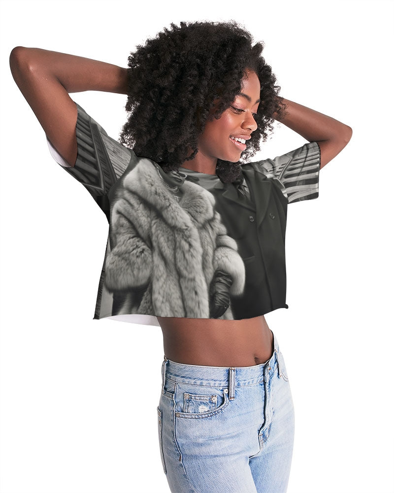 Wallstreet Women's Lounge Cropped Tee