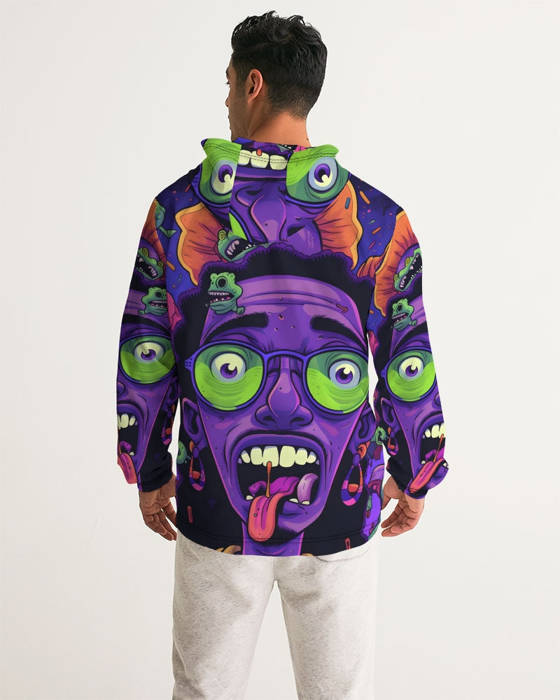 Purple Verse Men's Windbreaker
