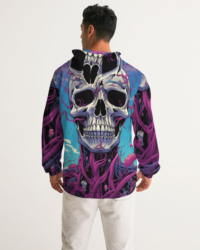 Skull Blossom Men's Windbreaker