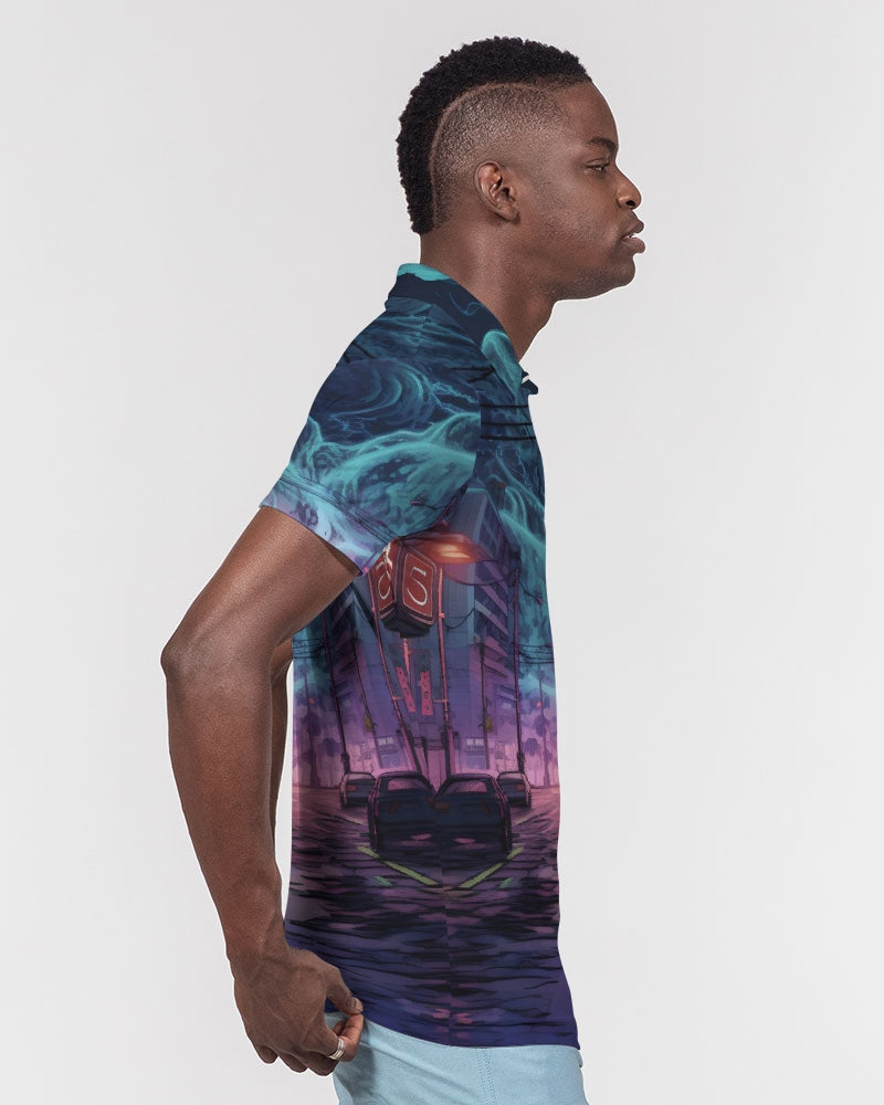 Seoul Men's Slim Fit Short Sleeve Polo