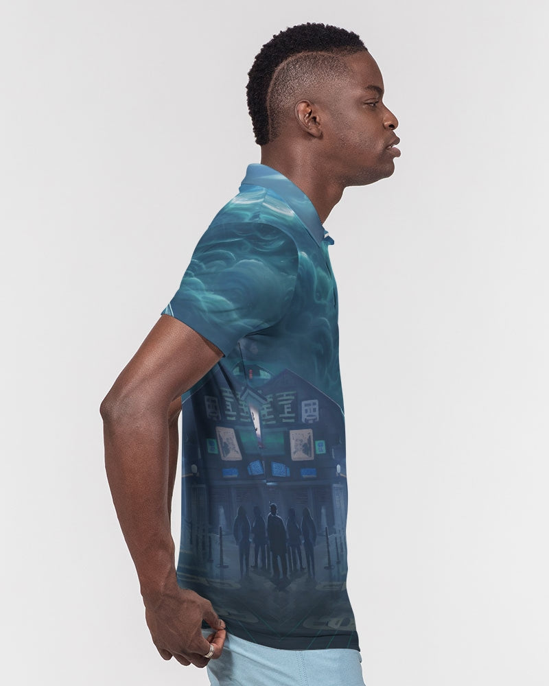 Seoul #02 Men's Slim Fit Short Sleeve Polo