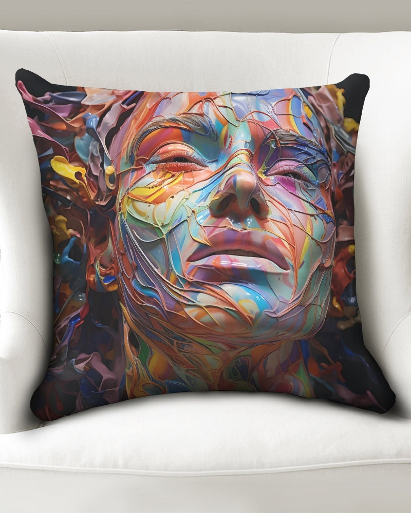 Hard in the Paint Throw Pillow Case 20"x20"
