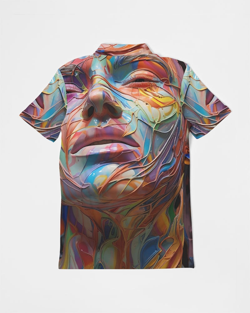 Hard in the Paint Men's Slim Fit Short Sleeve Polo