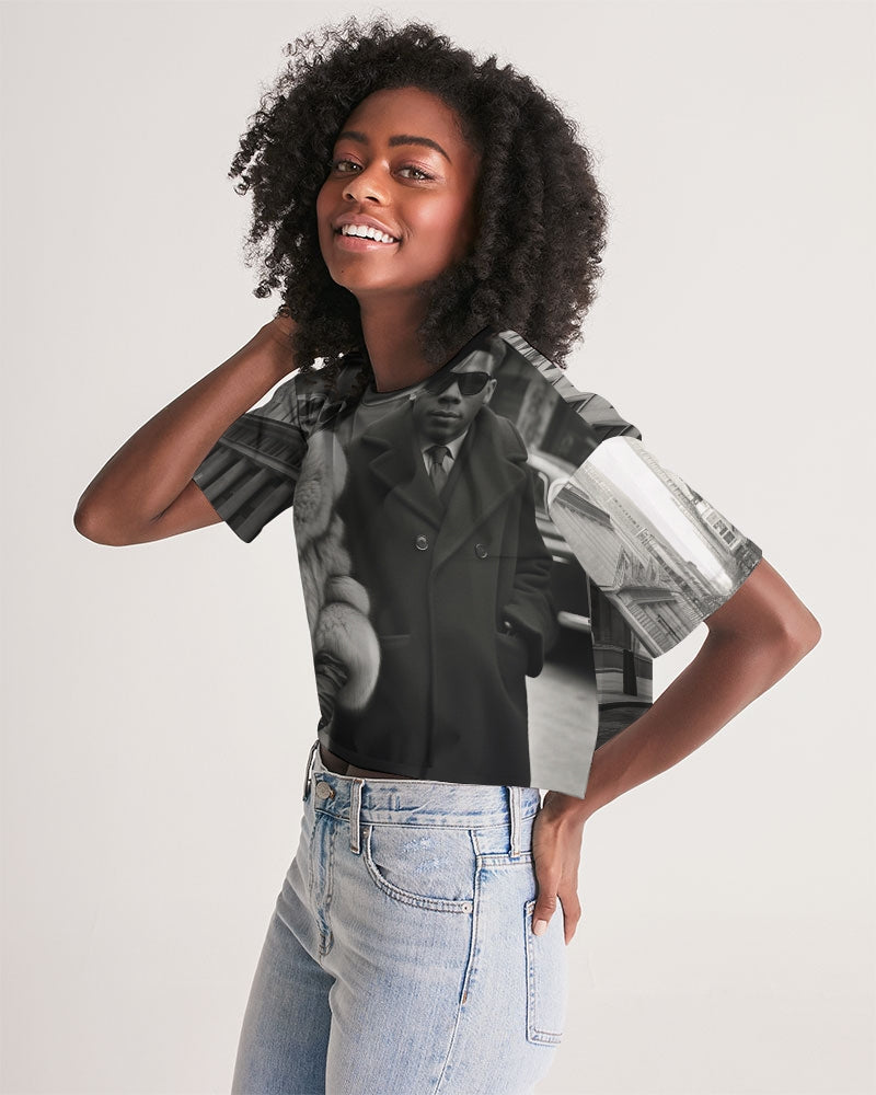 Wallstreet Women's Lounge Cropped Tee