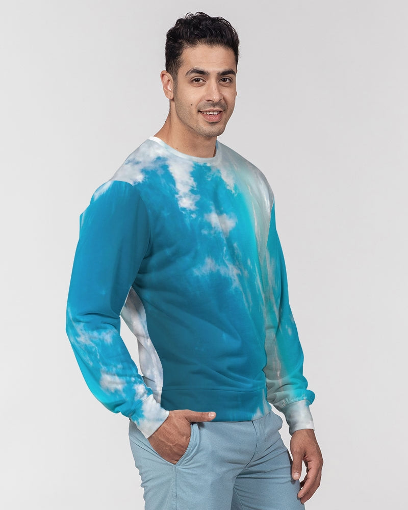 Ozone Men's Classic French Terry Crewneck Pullover