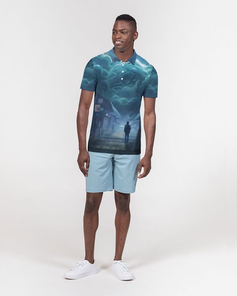 Seoul #02 Men's Slim Fit Short Sleeve Polo