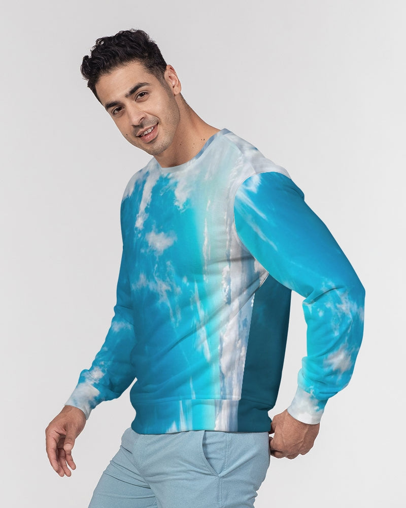 Ozone Men's Classic French Terry Crewneck Pullover