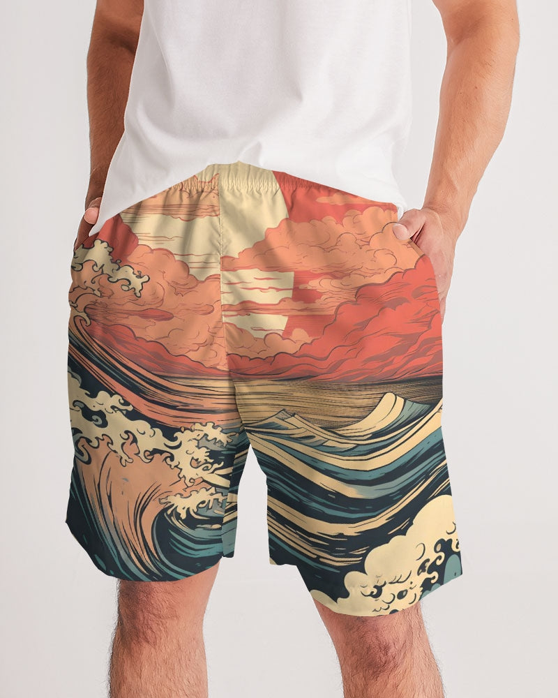 Tropical Haze Men's Jogger Shorts