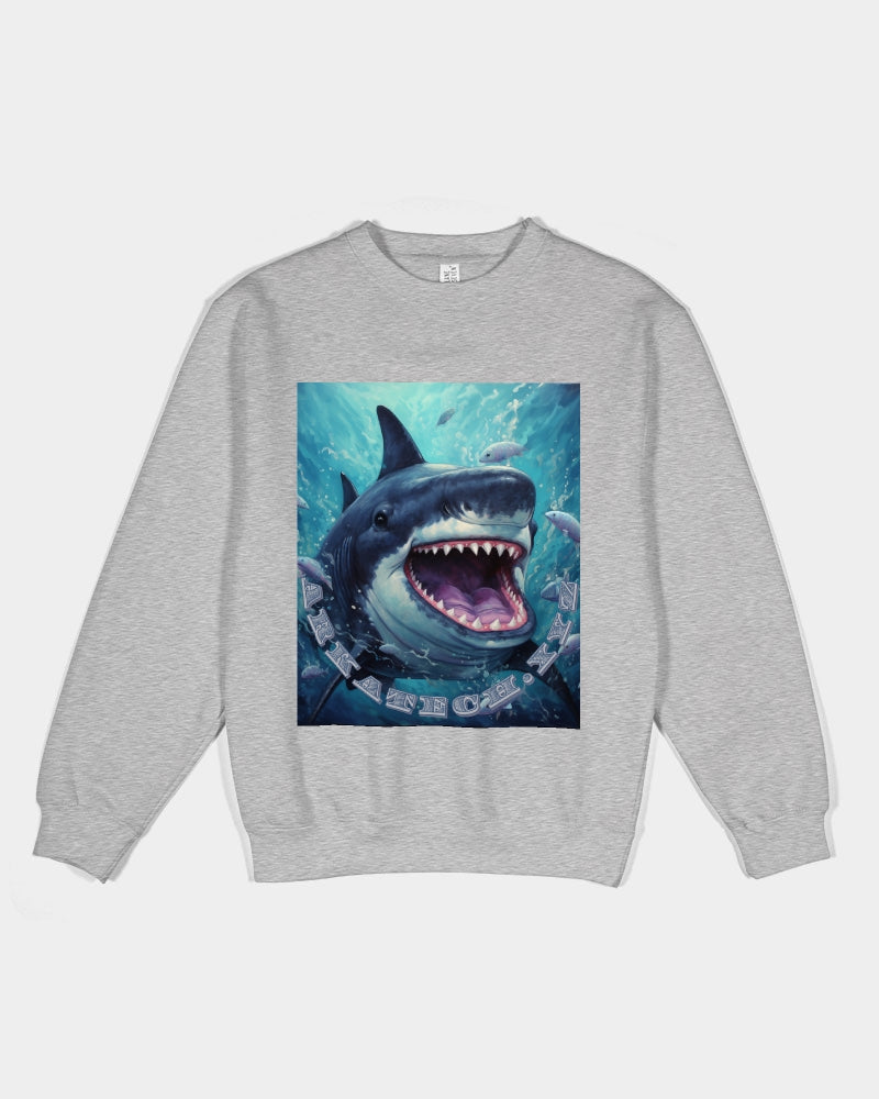 Shark Bite Unisex Premium Crewneck Sweatshirt | Lane Seven