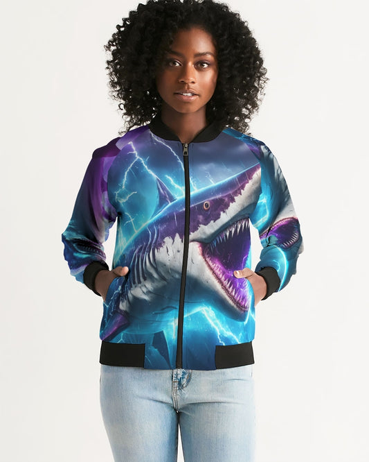 Shark Bite Women's Bomber Jacket