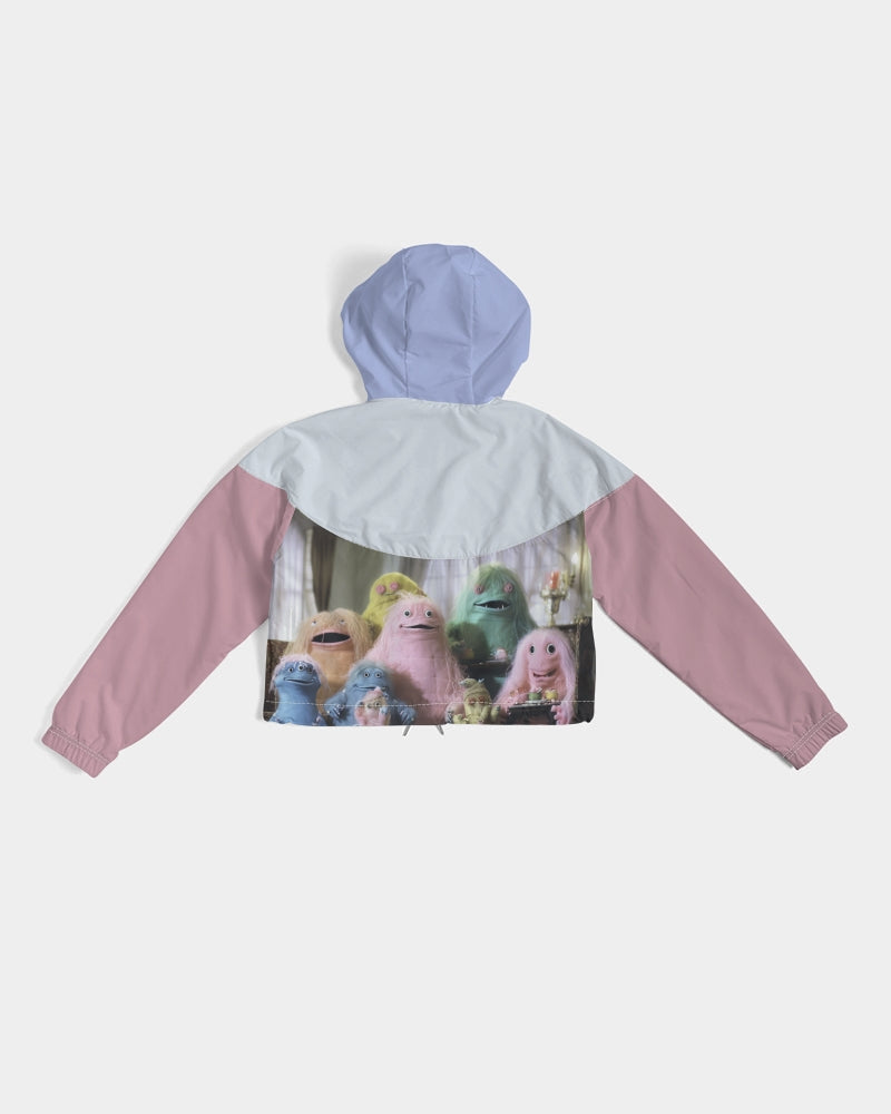 Family Ties Women's Cropped Windbreaker