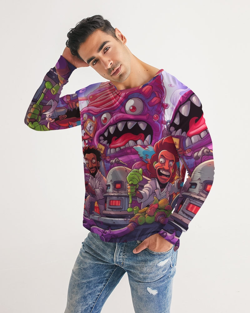 Bubble trouble Men's All-Over Print Long Sleeve Tee