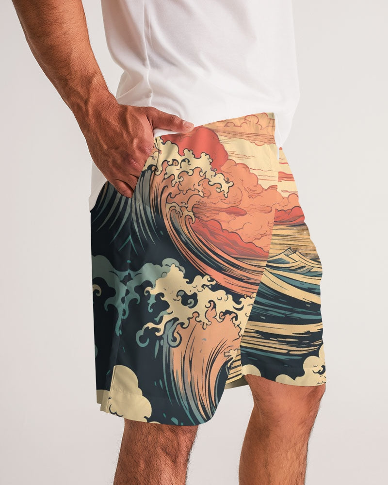 Tropical Haze Men's Jogger Shorts