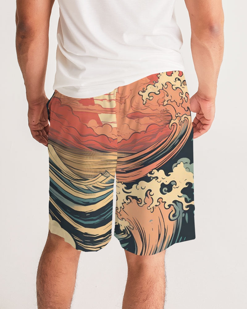 Tropical Haze Men's Jogger Shorts