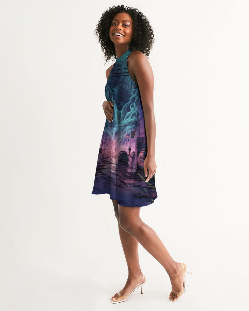 Seoul Women's Halter Dress