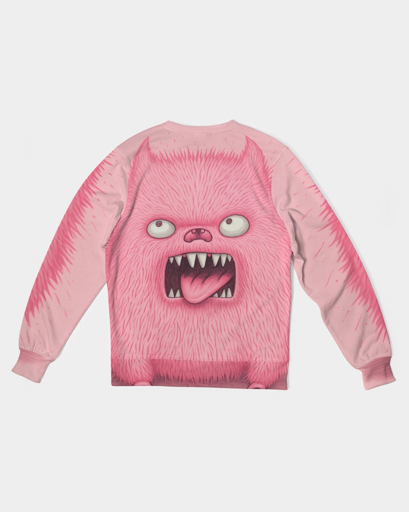 Pink Kitty Men's Classic French Terry Crewneck Pullover