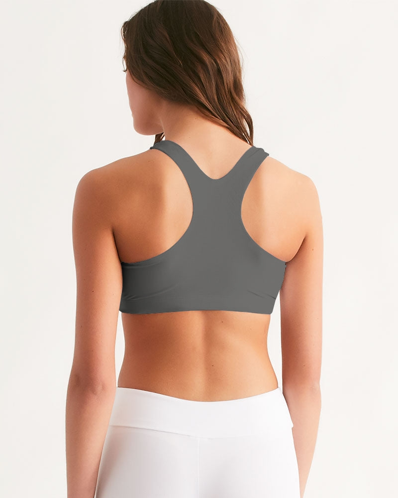 MID GRAY Women's Seamless Sports Bra