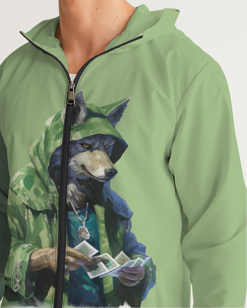 Jaded Wolf Men's Windbreaker