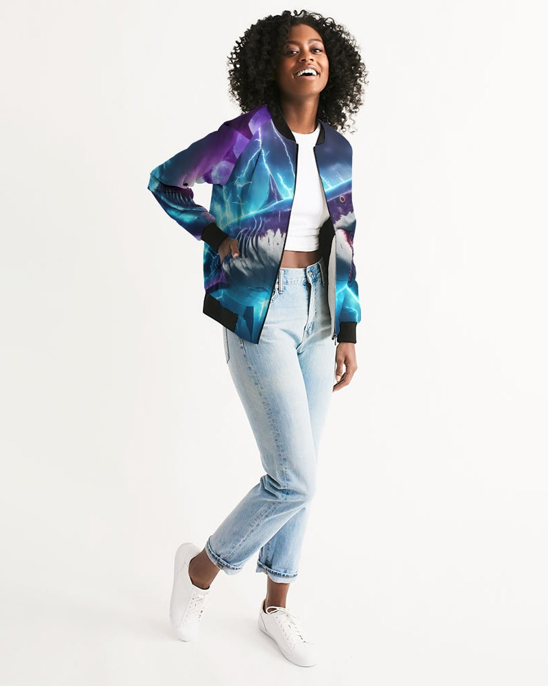 Shark Bite Women's Bomber Jacket