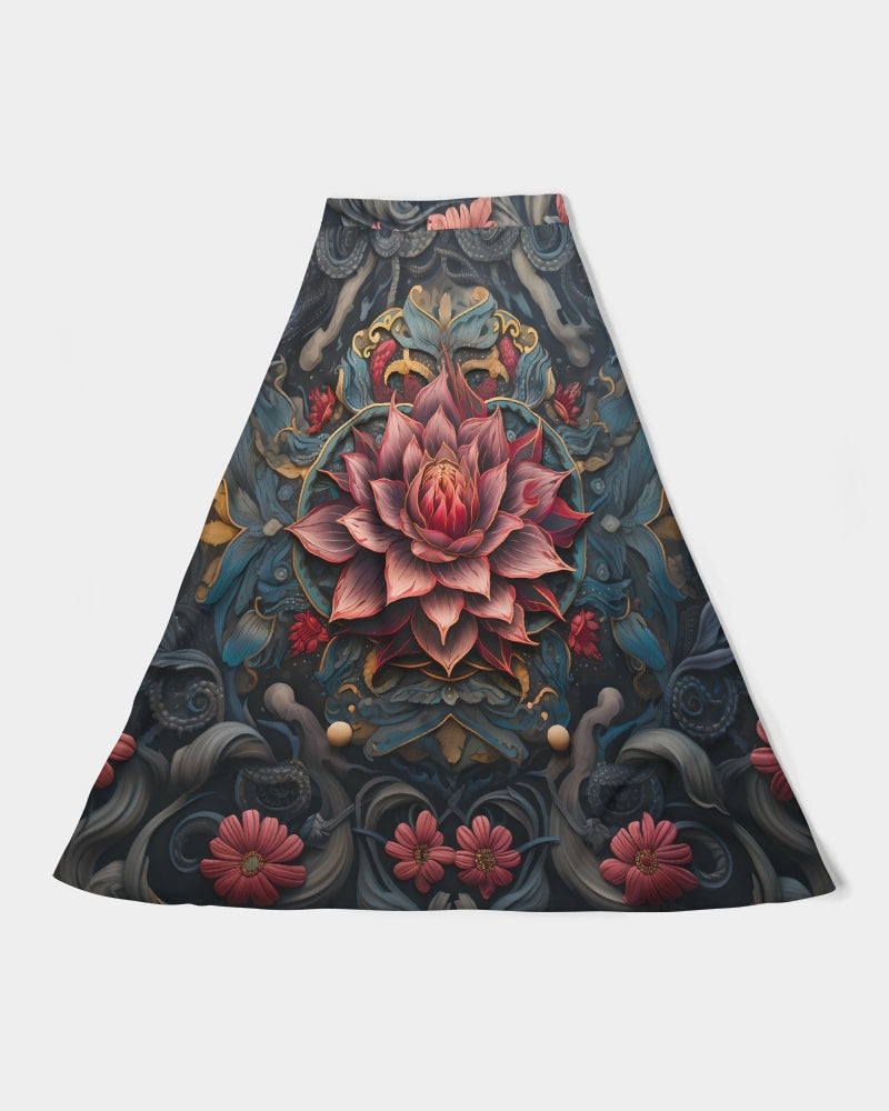 Lotus Women's A-Line Midi Skirt
