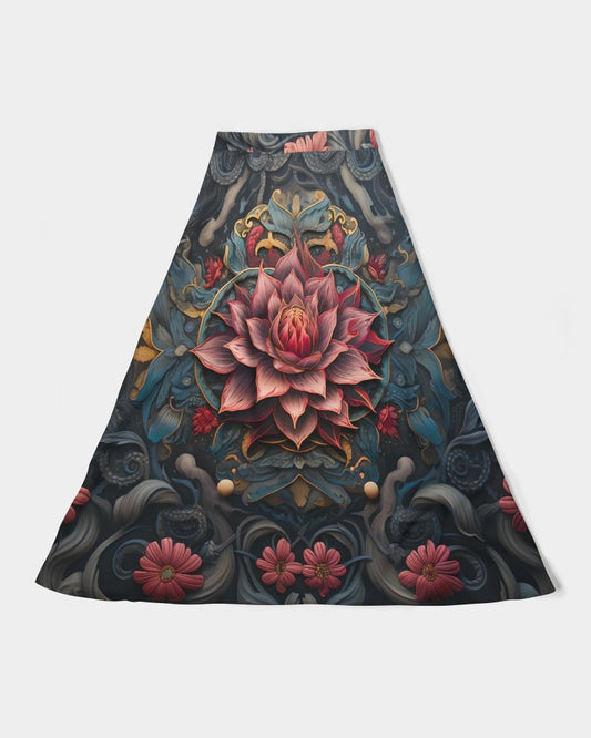 Lotus Women's A-Line Midi Skirt