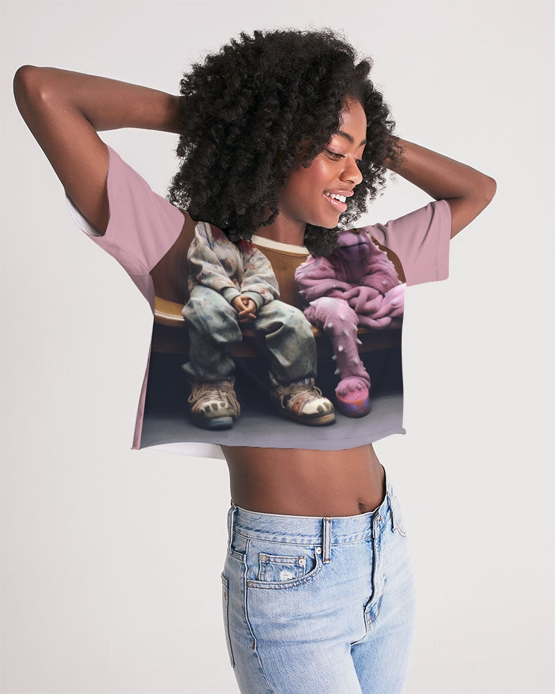People's Court Women's Lounge Cropped Tee
