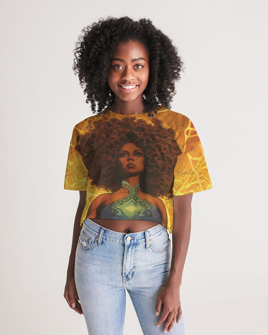 June Women's Lounge Cropped Tee