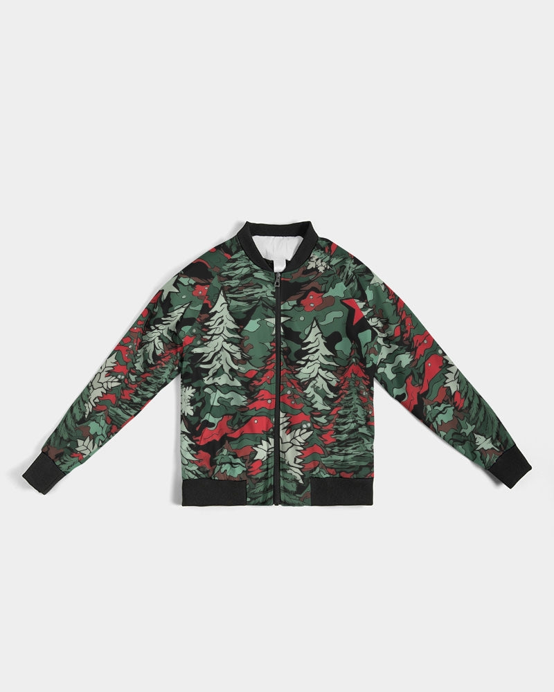 Tis The Seasoning Camo Women's Bomber Jacket