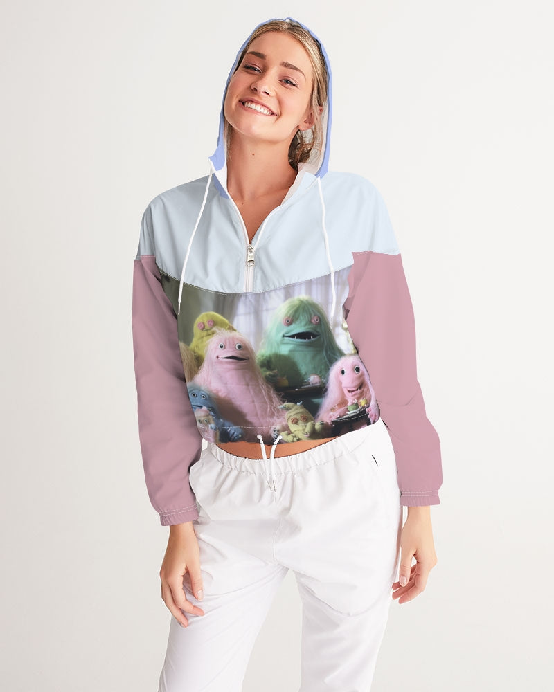 Family Ties Women's Cropped Windbreaker