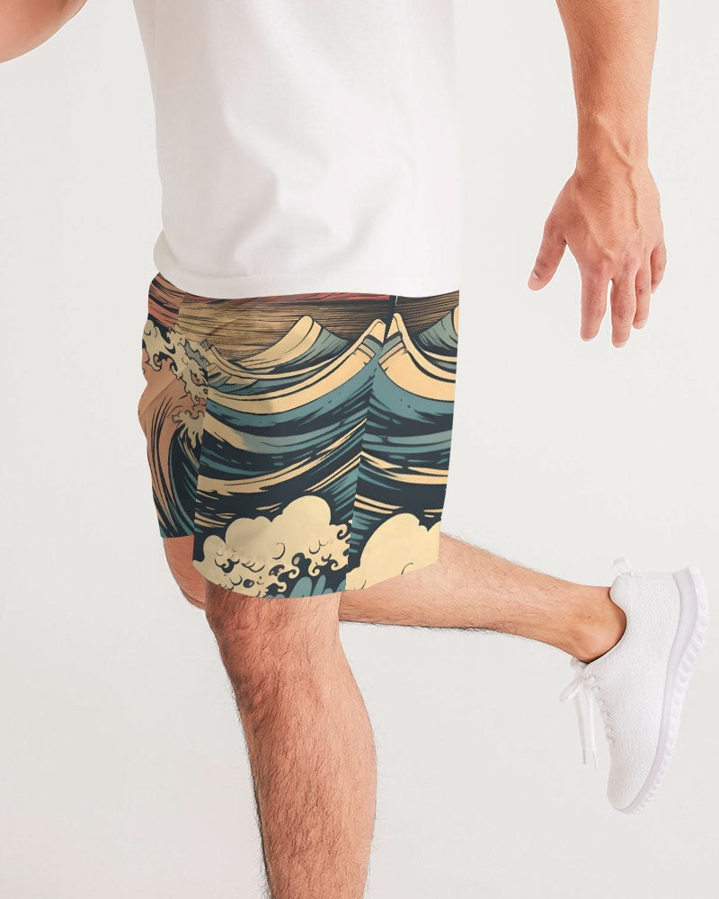 Tropical Haze Men's Jogger Shorts