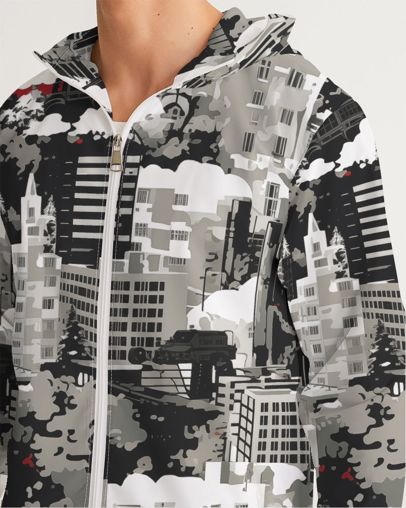 Christmas Camo Men's Windbreaker