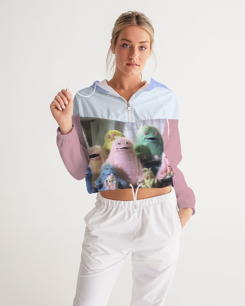 Family Ties Women's Cropped Windbreaker