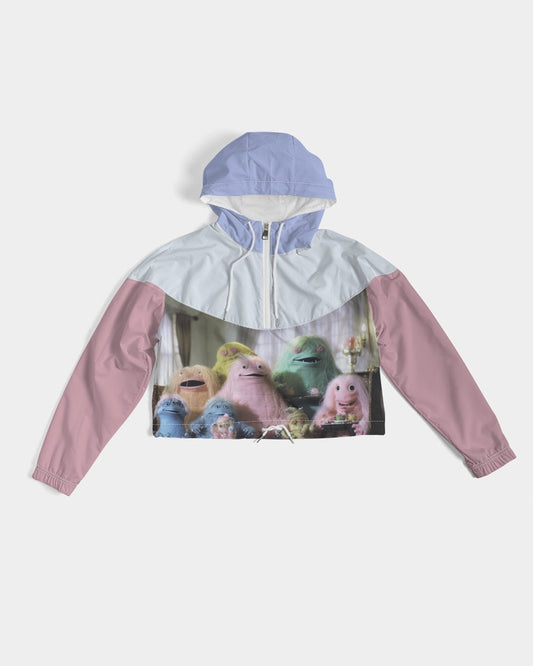 Family Ties Women's Cropped Windbreaker