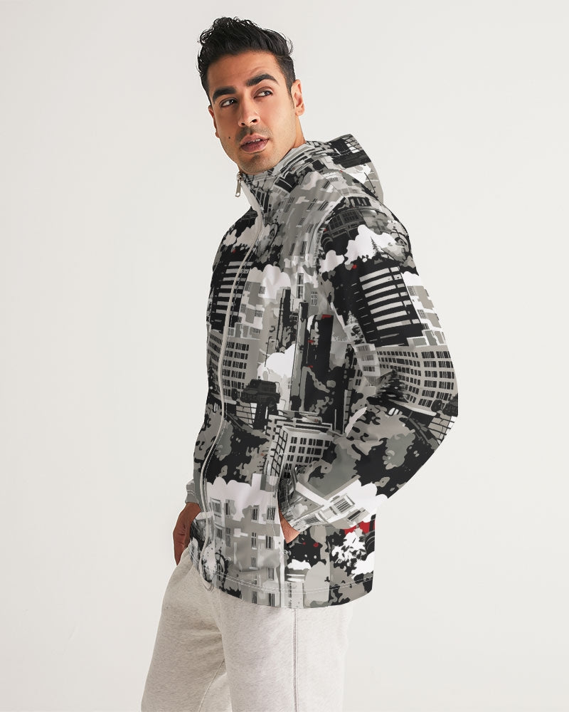 Christmas Camo Men's Windbreaker