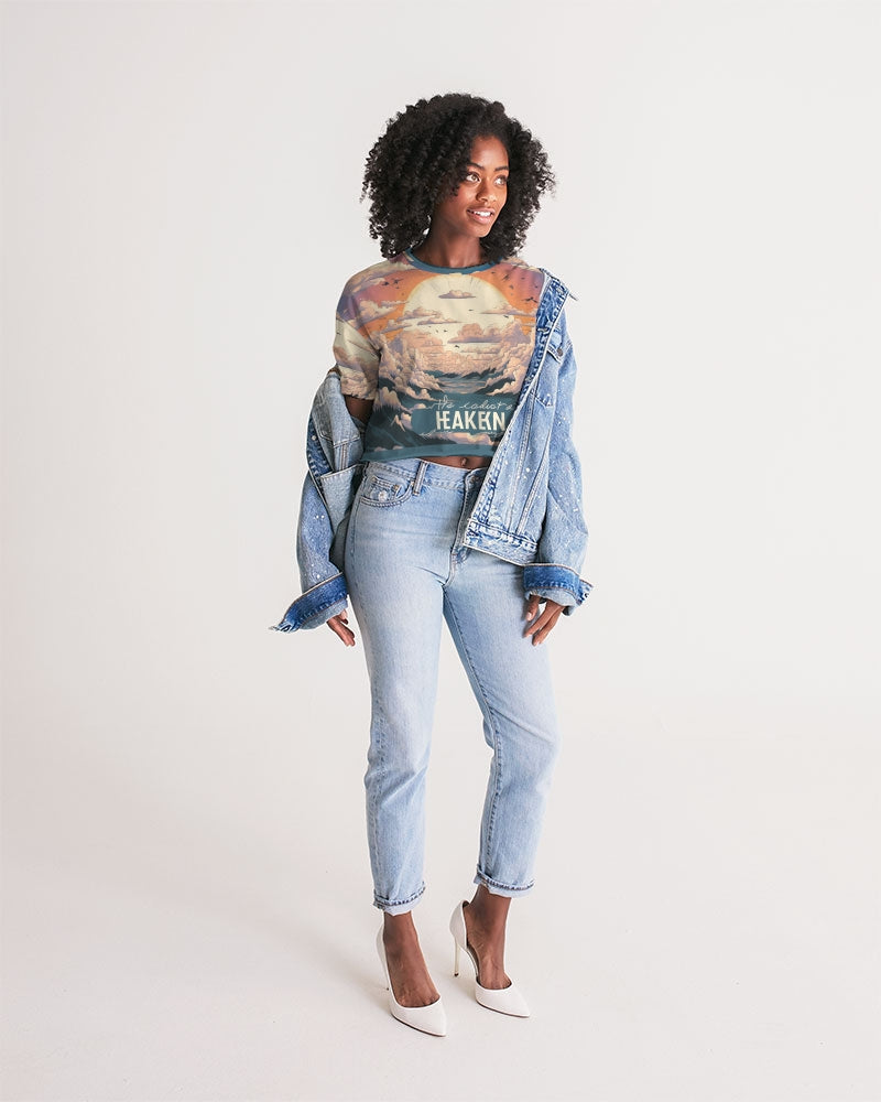 Cloudburst Women's Lounge Cropped Tee