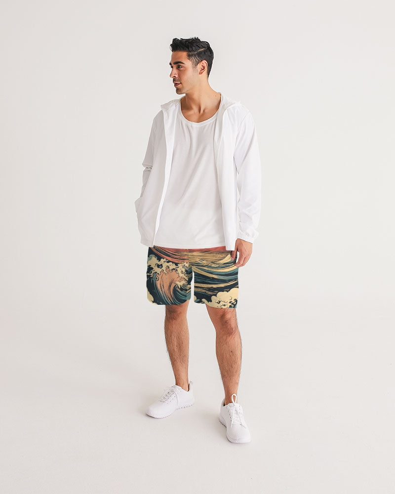 Tropical Haze Men's Jogger Shorts