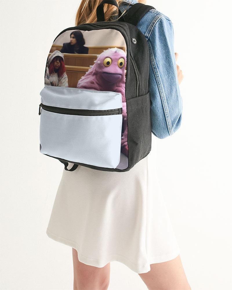 People's Court Small Canvas Backpack