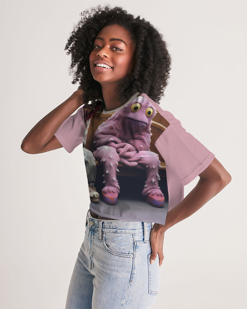 People's Court Women's Lounge Cropped Tee