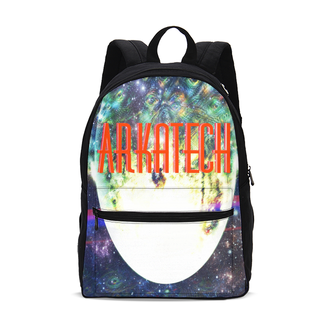 Dark Matter Collection Small Canvas Backpack