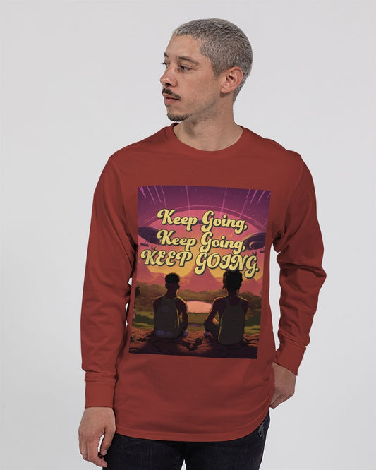 Keep Going Unisex Long Sleeve Tee | Lane Seven