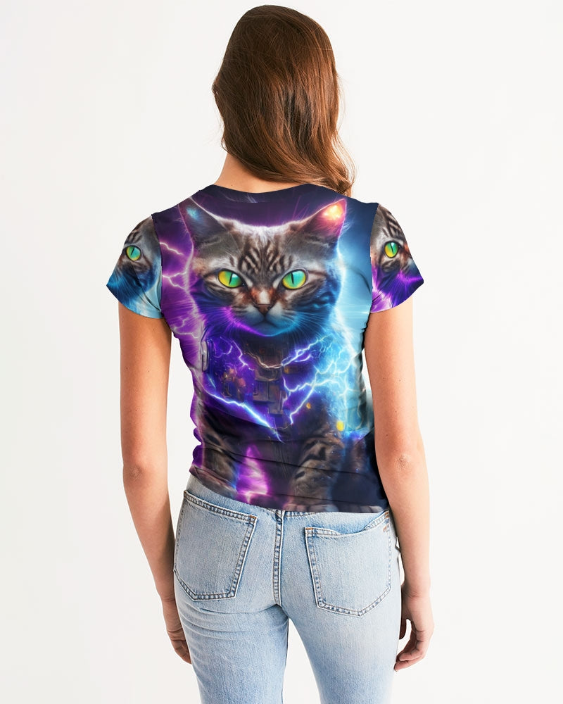 Neon Cat Women's Tee