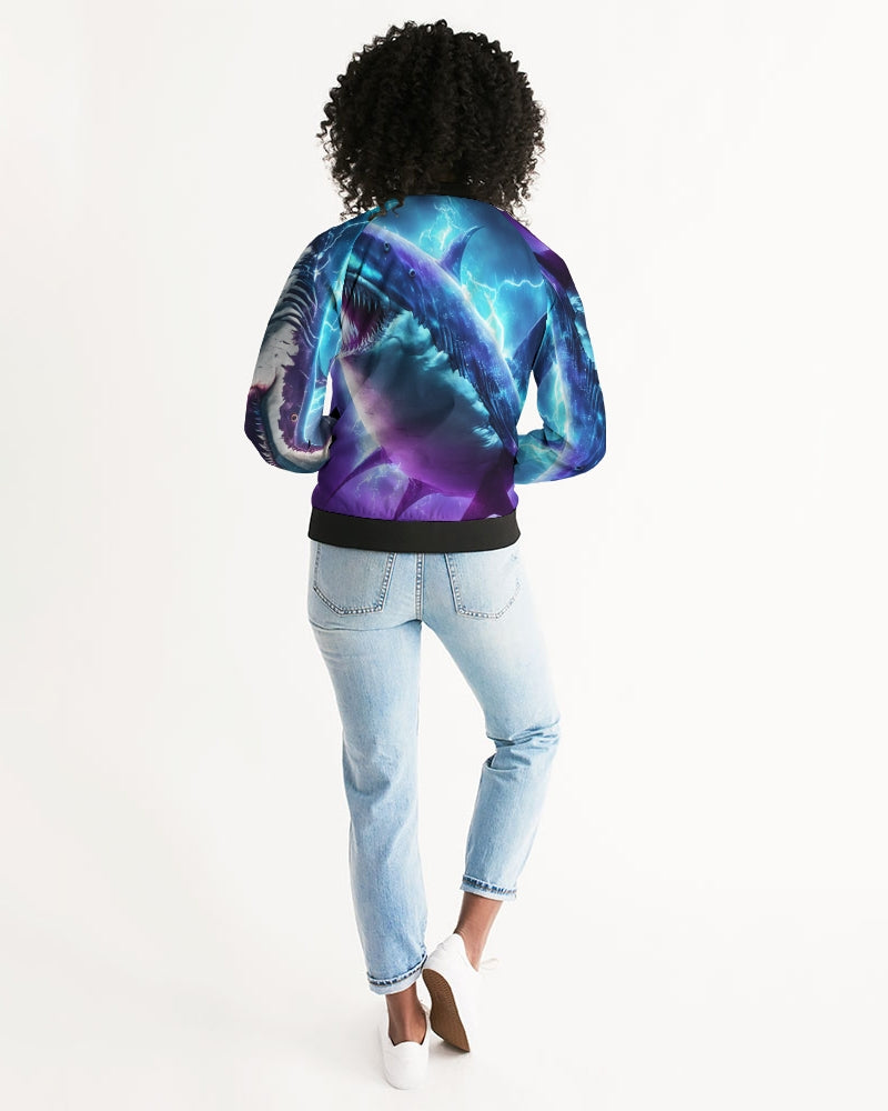Shark Bite Women's Bomber Jacket