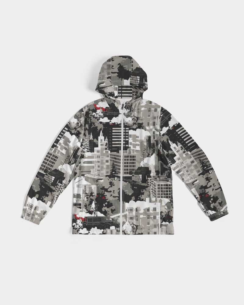 Christmas Camo Men's Windbreaker