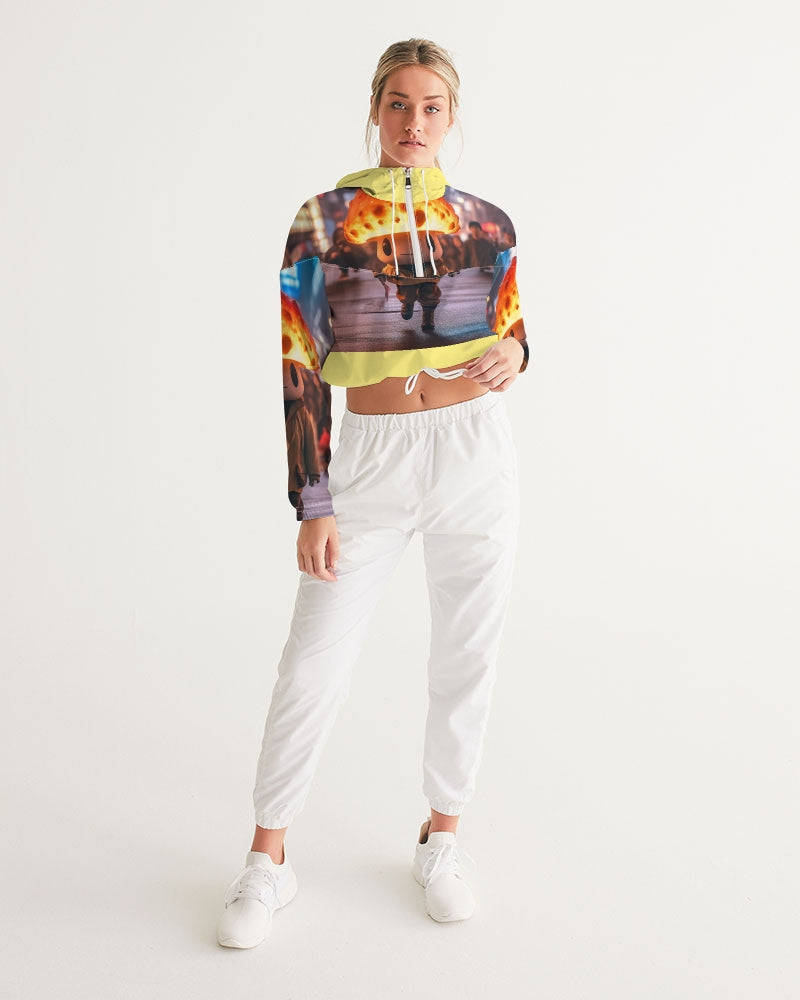 Mellow Mush Women's Cropped Windbreaker